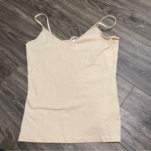 H&M nude stretchy camisole, size M